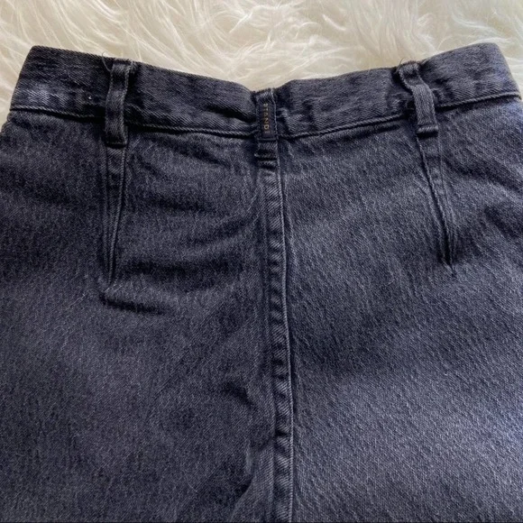 90s vtg Gitano black stirrup jeans size 10 - Picture 4 of 7